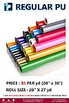 REGULAR PU VINYL 20INCH WIDTH