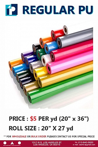 REGULAR PU VINYL 20INCH WIDTH