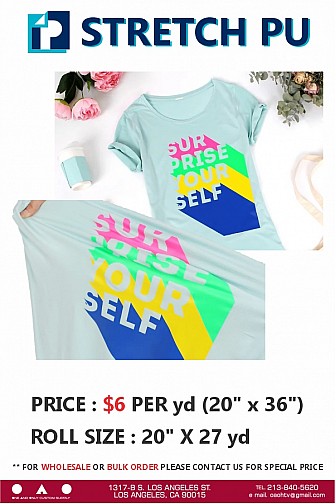STRETCH PU 20 IN